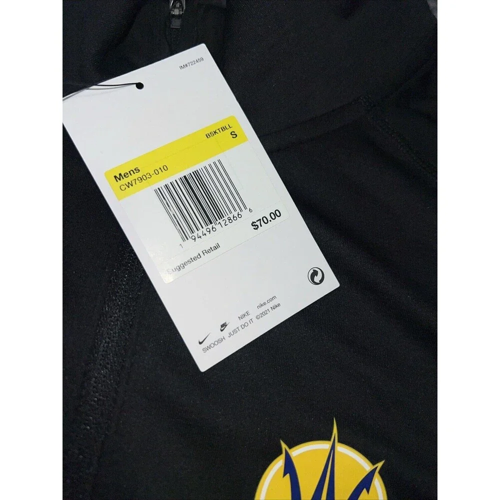 Small Santa Cruz Warriors G League Nike NBA Pullover Zip - Picture 4 of 8